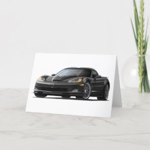 Corvette ZR1 Black Car Kort
