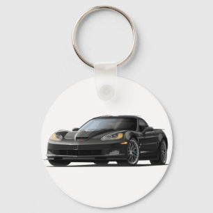 Corvette ZR1 svart bil Nyckelring