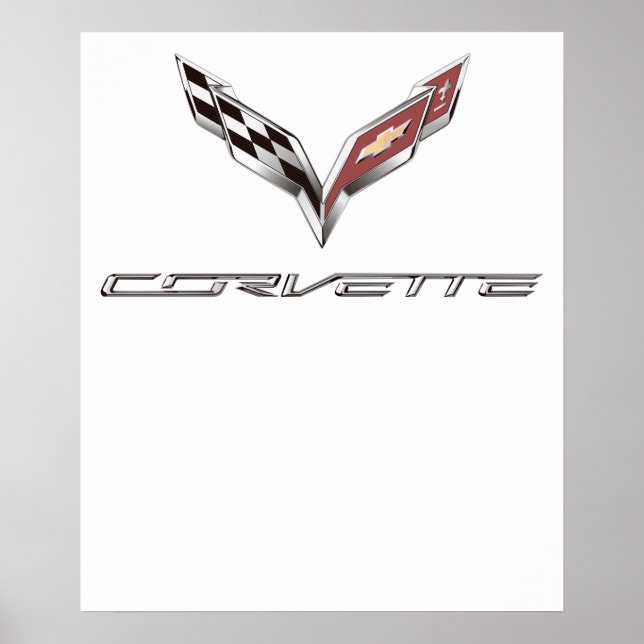Corvettes logotyp poster (Framsidan)