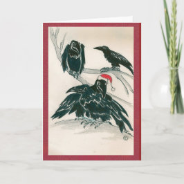 Corvid Characters Posting till jul Helgkort