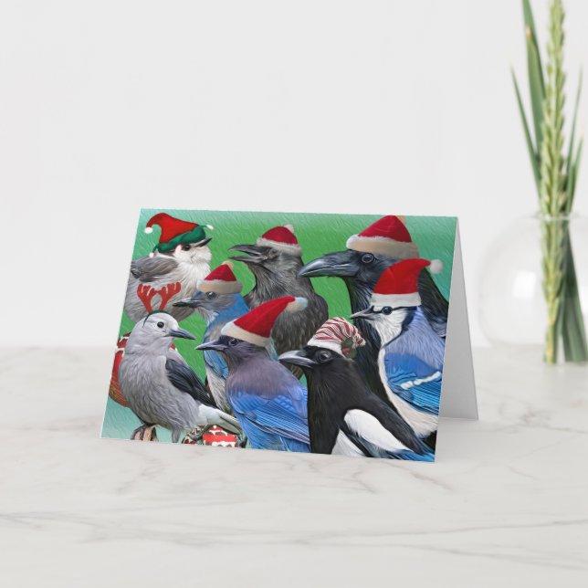 Corvid jul helgkort (Framsida)