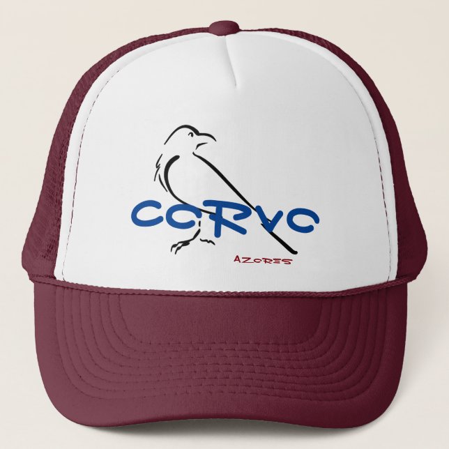 Corvo Image Azres Baseball Cap Truckerkeps (Framsida)