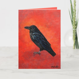Corvus Corax-gratulationskort Kort