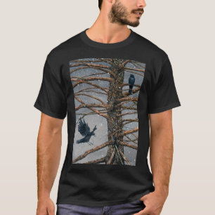 Corvus Corvidae och Cedar Clothing T Shirt