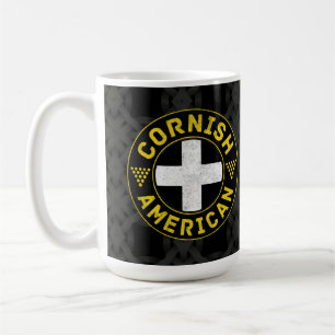 Corwall Cornish American Flagga Mugg