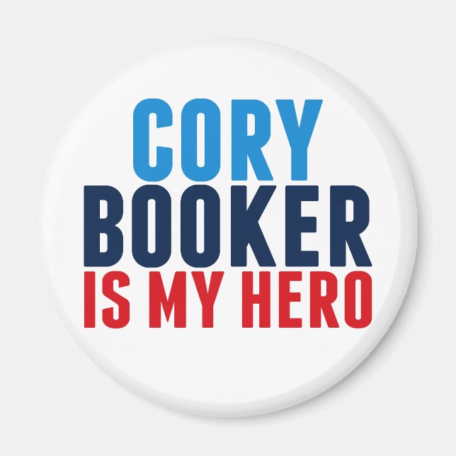 Cory Booker är My Hero Magnet (Framsidan)