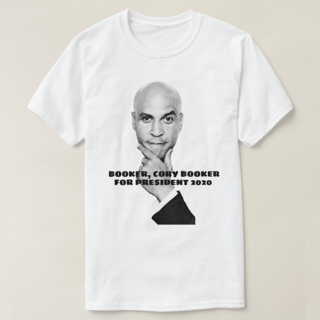 Cory Booker för president T Shirt (Design framsida)