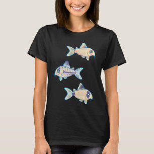 Cory Cat Trio - Corydoras malar - Albino, Julii, T Shirt