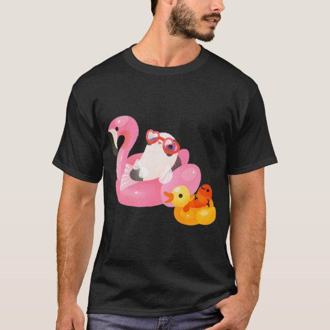 Cory-katter i simbassängen 2 t shirt (Framsida)