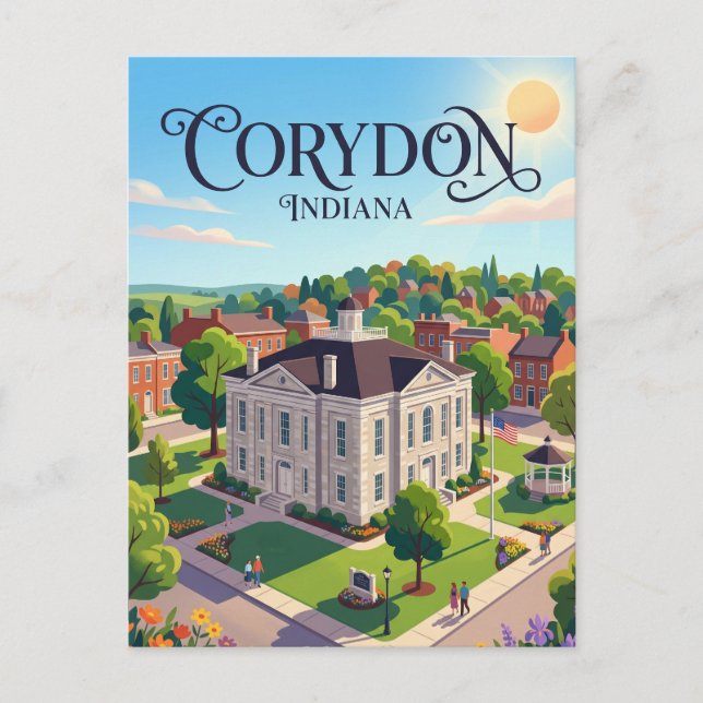 Corydon USA Vykort (Framsida)