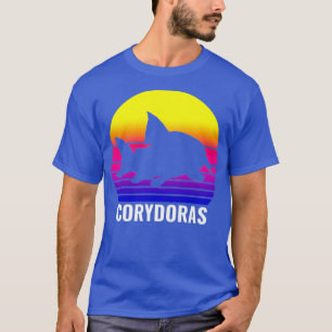 Corydoras Catfish Aquarium Fish Älskare Sunset T Shirt