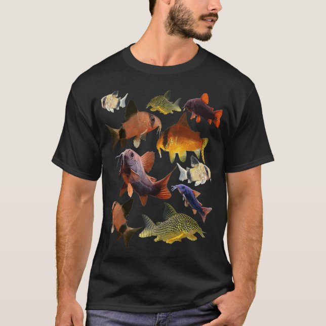 Corydoras Collage T Shirt (Framsida)