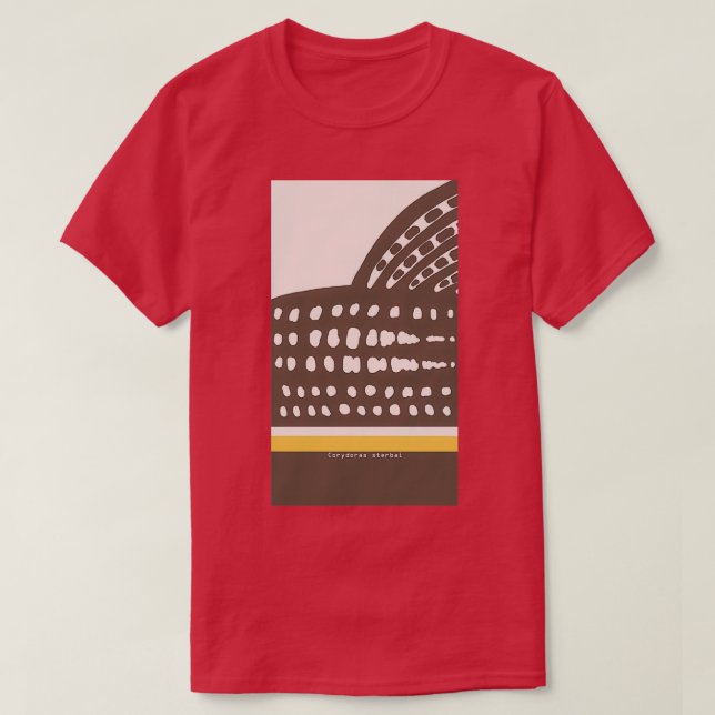 Corydoras Sterbai 2 T Shirt (Design framsida)