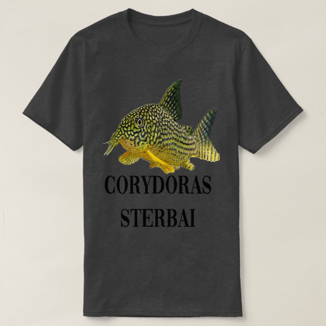 Corydoras Sterbai T Shirt (Design framsida)