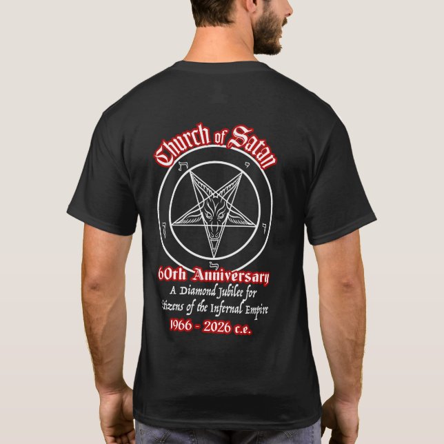 CoS 60-årsjubileum 2-sidig T Shirt (Baksida)