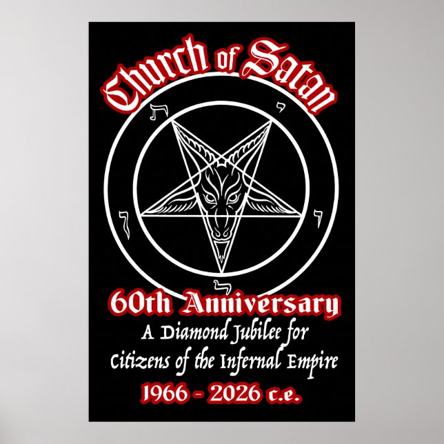 CoS 60-årsjubileumsm纪念 Poster (Framsidan)
