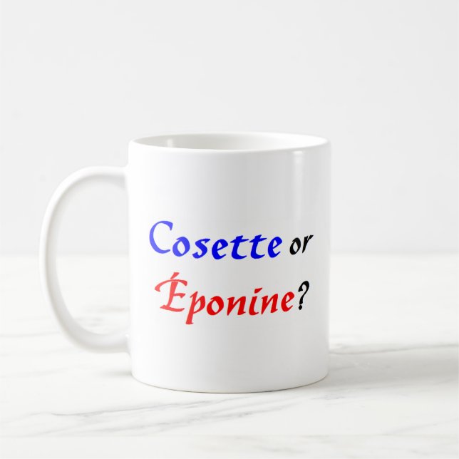 cosette Les Miserables Kaffemugg (Vänster)