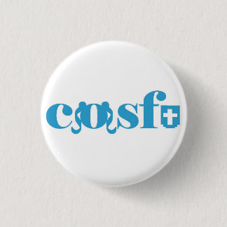 Cosfu - vanlig vitlogotyp knapp