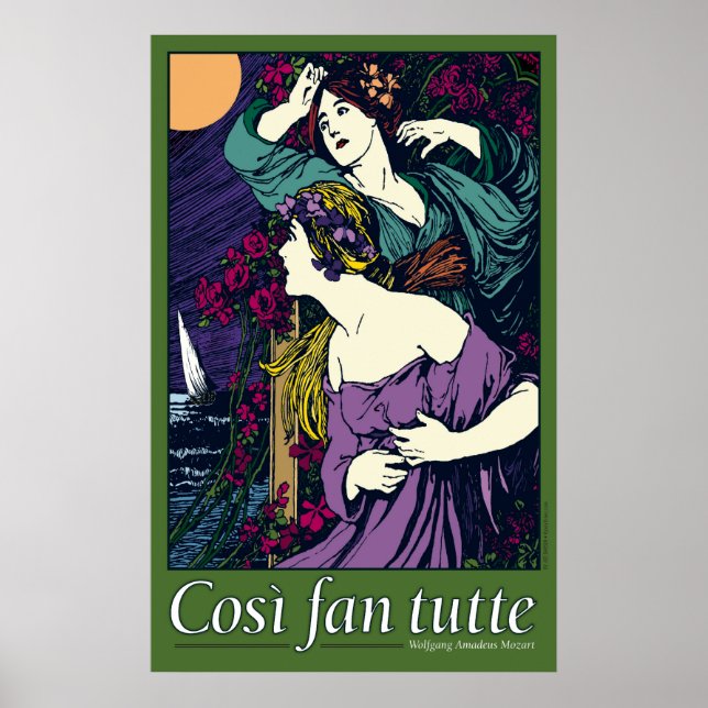 Così fläkt tutte, Opera Poster (Framsidan)