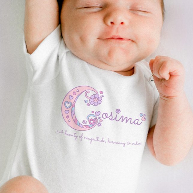 Cosima Flickor namn & Definition C monogramskjorta T Shirt (Skapare uppladdad)