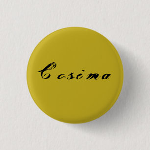 Cosima från calligraphy för knapp