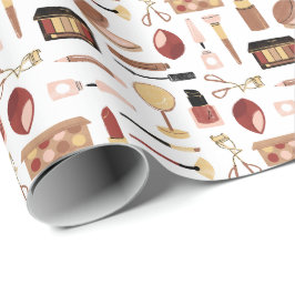 Cosmetic Makeup Mönster Presentpapper