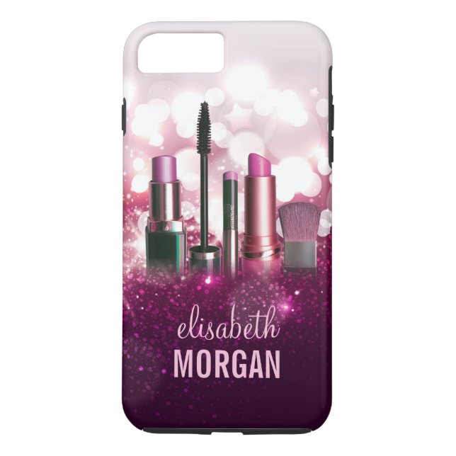 Cosmetician för Makeupkonstnär - rosa Case-Mate iPhone Skal (Baksida)