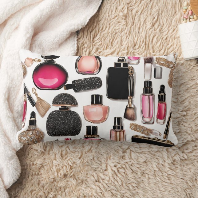 Cosmetics Makeup-borstar Nailpolsh Dekorativ kudde (Filt)