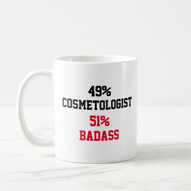 Cosmetolog Badass Kaffemugg (Vänster)