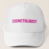 COSMETOLOGIST-typografi inom Rosa kometologi