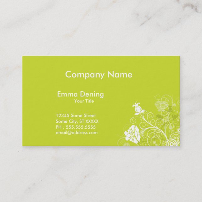 Cosmetologist Visitkort (Framsida)