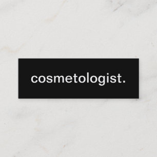 Cosmetologistvisitkort Mini Visitkort