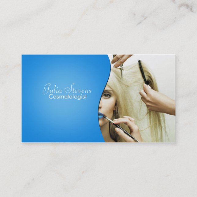 Cosmetologistvisitkort Visitkort (Framsida)