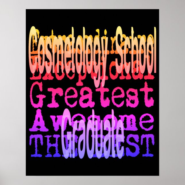 Cosmetology School Student Extraordinaire Poster (Framsidan)