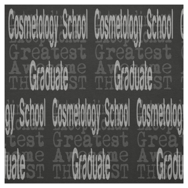 Cosmetology School Student Extraordinaire Tyg (Provkarta)