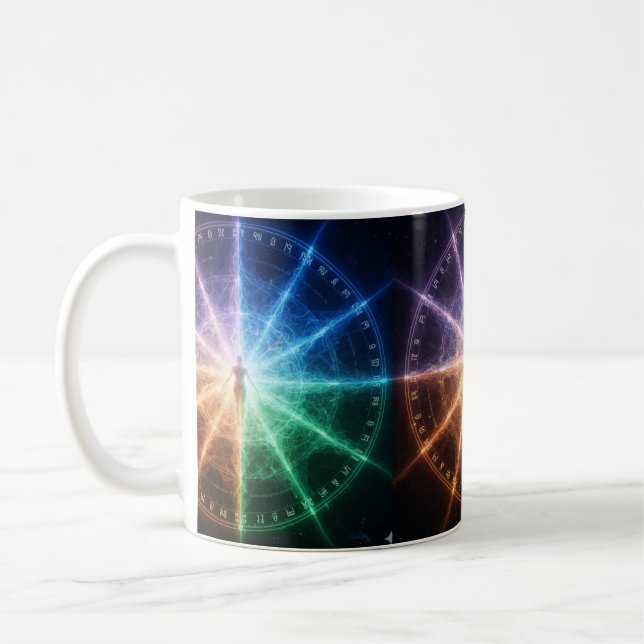 Cosmic 2026 Energy Alignment Astrology Mug Kaffemugg (Vänster)