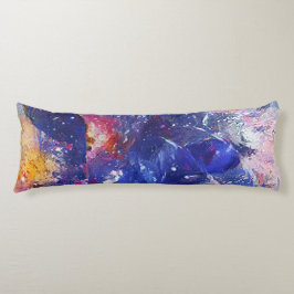 Cosmic Abstrakt Cat Dreamscape Kroppskudde