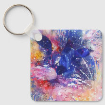 Cosmic Abstrakt Cat Dreamscape