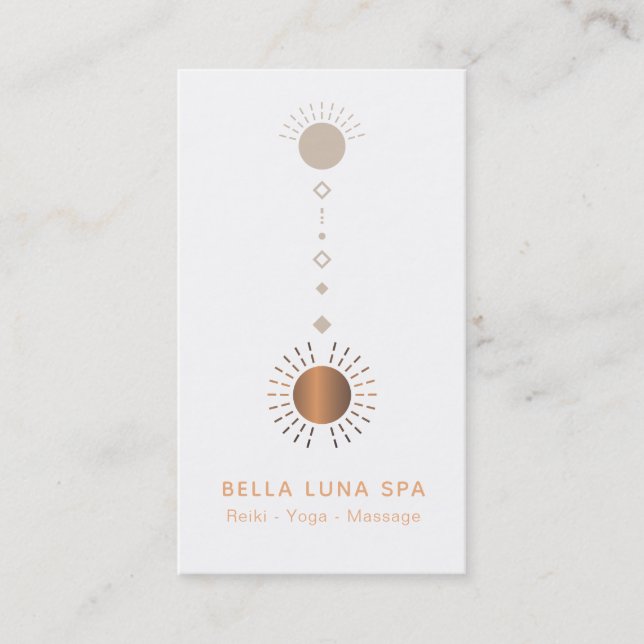 *~* Cosmic Alchemy Universe Shaman Totem Sol Visitkort (Framsida)