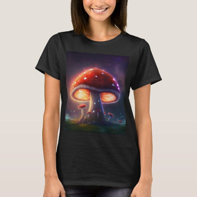 Cosmic Amanita Muscaria Women's T Shirt (Framsida)