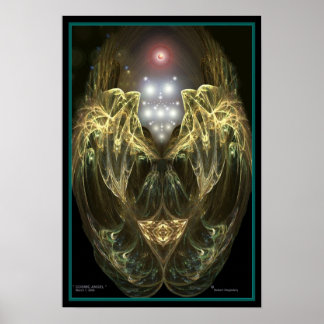 " COSMIC ANGEL " av Robert Singletary Poster