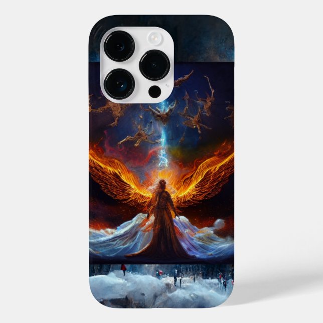 Cosmic Angel_Digital Art Iphone case (Baksida)