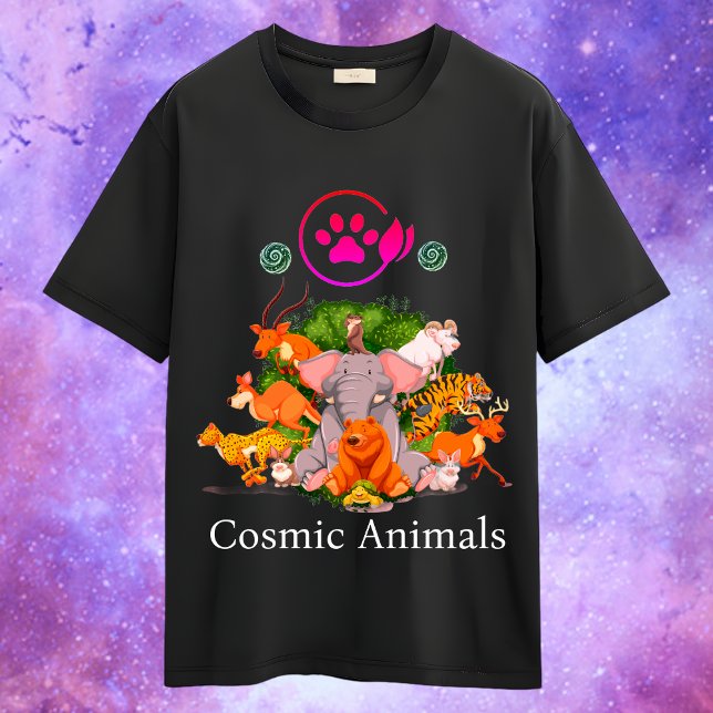 Cosmic Animals Wild Beyond the Galaxy T Shirt (Skapare uppladdad)
