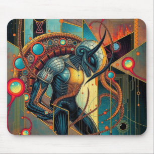 Cosmic Avenger med ett horn Musmatta