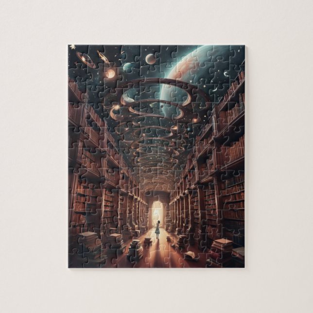Cosmic Bibliotek Pussel (Vertikal)