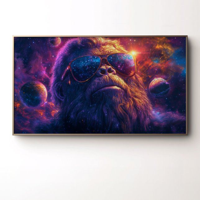 Cosmic Bigfoots psykedeliska resa genom rymden Poster (Skapare uppladdad)