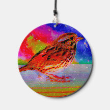Cosmic Bird Dreamscape Art Skriv ut"