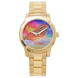 Cosmic Bird Dreamscape Art Skriv ut" Armbandsur