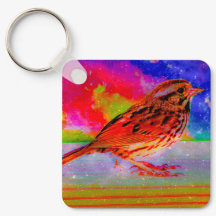 Cosmic Bird Dreamscape Art Skriv ut"