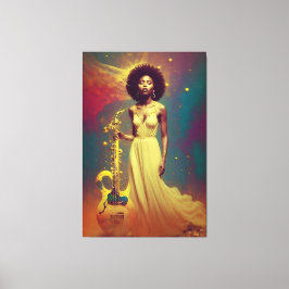 Cosmic Black musician Lady Canvastryck